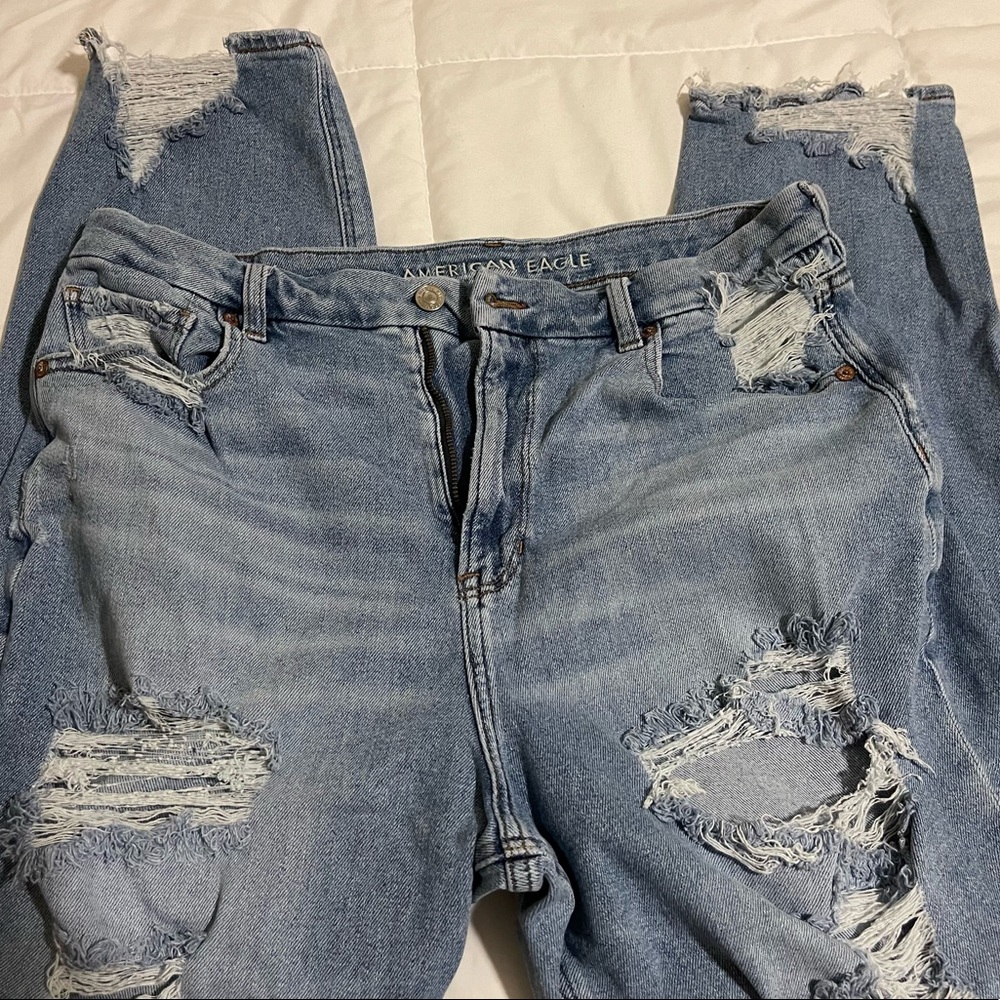 AMERICAN EAGLE curvy mom jean regular size 16